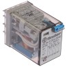 Finder Power Relay, 24V DC Coil, 7A Switching Current, 4PDT Contact Configuration 55.34.9.024.0040