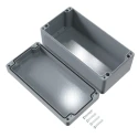 Rose Aluminium Standard Series Grey Grey Lid Die Cast Aluminium Enclosure IP66 IK09 200mm x 200mm x 100mm 01102008