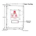 RS PRO Anti-Static Static Shielding Bag Black 355mm Width x 405mm Height Open Top 100 Pack 190-8423