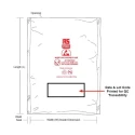 RS PRO Anti-Static Bag Static Shielding Bag 255mm Width x 305mm Height Brown Heat Seal 190-8424