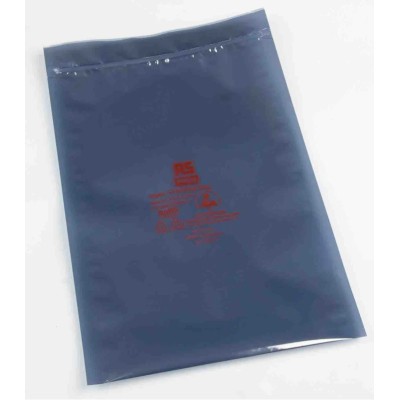 RS PRO Anti-Static Bag 125mm Width x 200mm Height Black Zipper Static Shielding Bag 190-8432