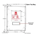 RS PRO Anti-Static Static Shielding Bag Black 150mm(W) x 230mm Open Top 190-8427
