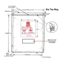 RS PRO Anti-Static Static Shielding Bag Black 50mm Width x 75mm Height with Zipper Closure 190-8430