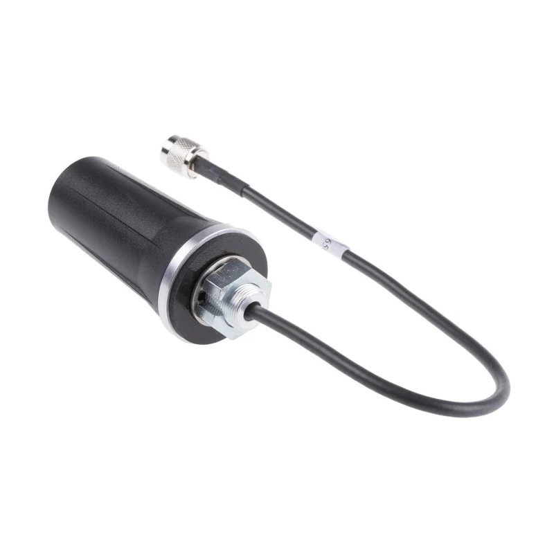 Mobilemark WiFi Antenna Through Hole Bolted Mount with TNC Connector 3in Length 750MHz-2700MHz 5dBi Gain RMM-UMB-3A-BLK-12