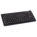 Cherry Wired USB Compact Keyboard, QWERTY (UK), Black G84-4100LCMGB-2