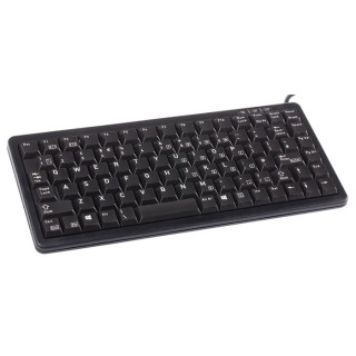 Cherry Wired USB Compact Keyboard, QWERTY (UK), Black G84-4100LCMGB-2