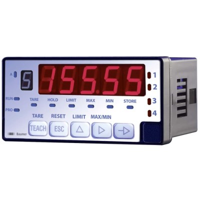 Baumer LED Digital Panel Multifunction Meter for Current, Voltage, 93 mm x 45 mm PA420