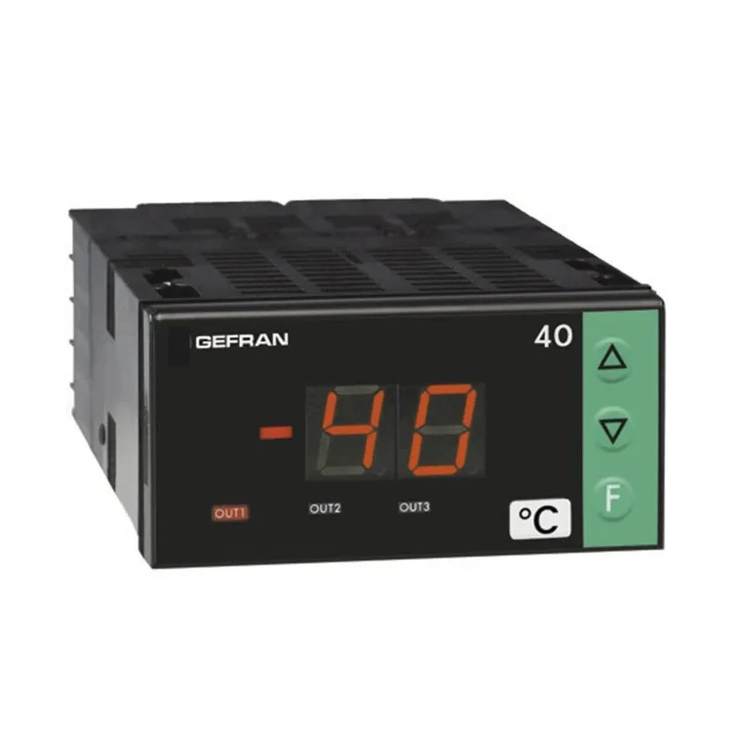 Gefran LED Multi-Function Panel Meter for Temperature, Current, Voltage, Cutout 72mm x 36mm 40T-72-4-00-RR-00-9