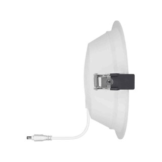 LEDVANCE Fluorescent Lamp Downlight 215 mm Diameter Aluminium Housing 25 W 220-240 V Warm White 3000 K DL ALU 4058075091498