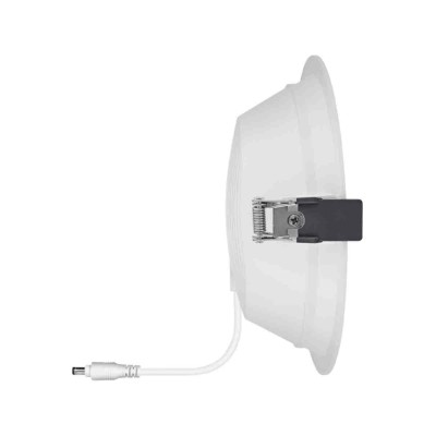 LEDVANCE Fluorescent Lamp Downlight 215 mm Diameter Aluminium Housing 25 W 220-240 V Warm White 3000 K DL ALU 4058075091498