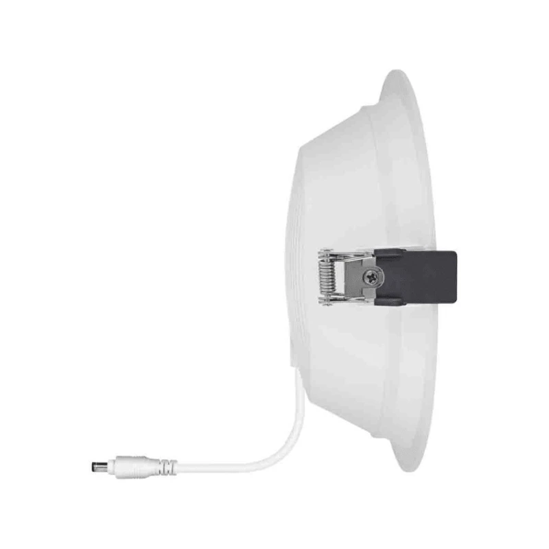 LEDVANCE Fluorescent Lamp Downlight 215 mm Diameter Aluminium Housing 25 W 220-240 V Warm White 3000 K DL ALU 4058075091498