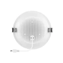 LEDVANCE Fluorescent Lamp Downlight 215 mm Diameter Aluminium Housing 25 W 220-240 V Warm White 3000 K DL ALU 4058075091498