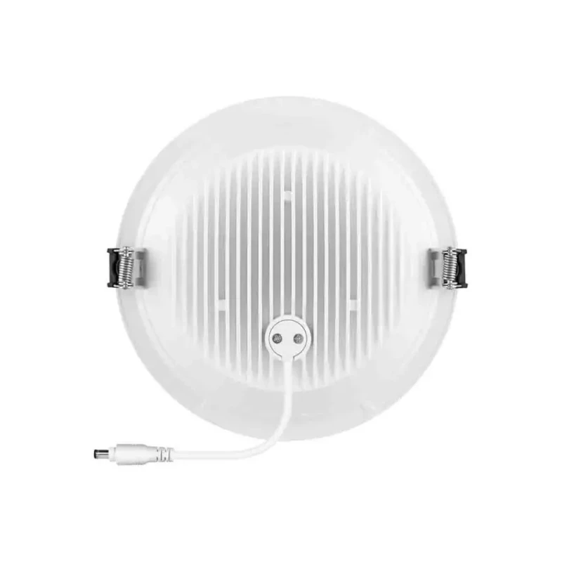 LEDVANCE Fluorescent Lamp Downlight 215 mm Diameter Aluminium Housing 25 W 220-240 V Warm White 3000 K DL ALU 4058075091498