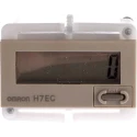 Omron 8 Digit Panel Mount Electronic Counter Manual Reset Compatible with Voltage Input Signals H7EC