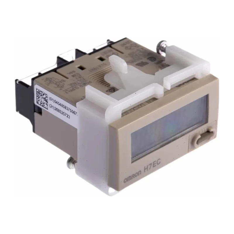 Omron 8 Digit Panel Mount Electronic Counter Manual Reset Compatible with Voltage Input Signals H7EC