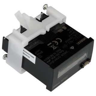 Omron 8 Digit Panel Mount Digital Counter 24V DC, Manual Reset, 8.6mm Digit Height H7EC