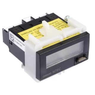 Omron 8 Digit Panel Mount Counter 1 kHz Frequency with 8.6mm Digit Height H7EC
