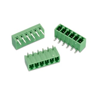 Wurth Elektronik WR-TBL Series Pluggable Terminal Block, 20-Contact, 3.81 mm Pitch, 1 Row, Green, 10A Current 691322310020