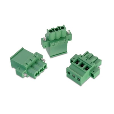 Wurth Elektronik 3407 Series Pluggable Terminal Block 5-Contact 5 mm Pitch 1 Row 15A Current 1.6kV Voltage Male 691340700005