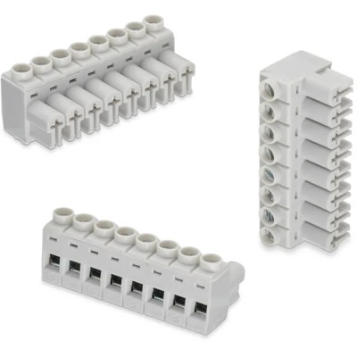 Wurth Elektronik 385 Series Pluggable Terminal Block, 18-Contact, 5 mm Pitch, 1 Row, 14A Current, 2.5kV 691385700018