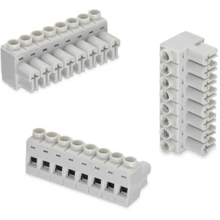 Wurth Elektronik 385 Series Pluggable Terminal Block, 16-Contact, 5 mm Pitch, 1 Row, 14A Current, Polycarbonate 691385700016