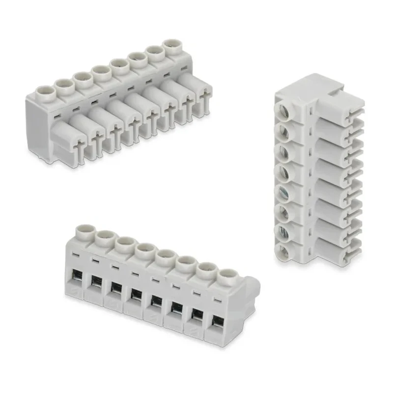 Wurth Elektronik 385 Series Pluggable Terminal Block, 16-Contact, 5 mm Pitch, 1 Row, 14A Current, Polycarbonate 691385700016