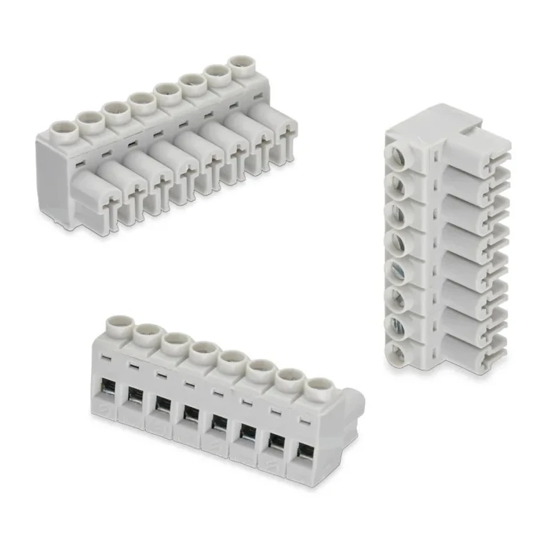 Wurth Elektronik 385 Series Pluggable Terminal Block, 17-Contact, 5 mm Pitch, 1 Row, 14A Current, Polycarbonate 691385700017