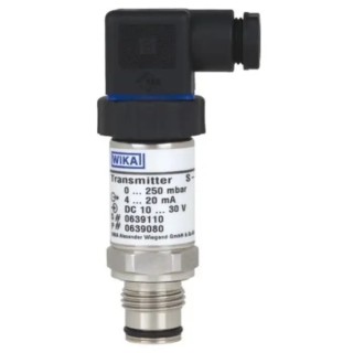 WIKA Pressure Sensor S-11 Series Current Output 0 bar to 10 bar 10V-30V DC ±0.5 % Accuracy IP65 100°C Operating 9021230