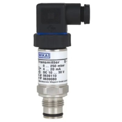 WIKA S-11 Series Pressure Sensor, Current Output, 0 bar to 16 bar, Stainless Steel Housing, IP65, Screw Mount, Model 9021248