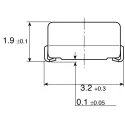 TDK 1210 Wirewound Surface Mount Inductor with Ferrite Core 47 μH ±10% 85 mA Idc, Q:27 B82422A1473K100