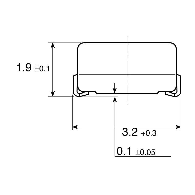 TDK Wirewound Surface Mount Inductor 47μH ±10% 85mA Idc 1210 Package with Ferrite Core B82422A1473K100