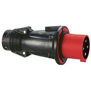 Legrand HYPRA IP44 Red Cable Mount 3P+N+PE Straight Industrial Power Connector 16A 415V IP44 