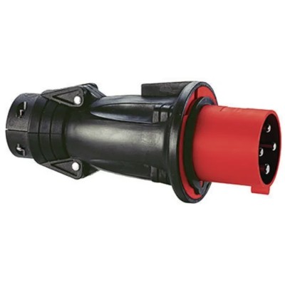 Legrand HYPRA IP44 Red Cable Mount 3P+N+PE Straight Industrial Power Connector 16A 415V IP44 