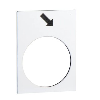 Schneider Electric Legend Plate for Use with XACM Series, XACB Series ZB2BY4913