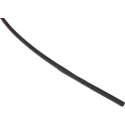 RS PRO Heat Shrink Tubing Black 1.6 mm Sleeve Diameter x 25m Length 2:1 Ratio 389-628