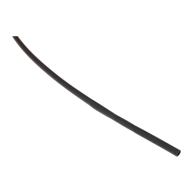 RS PRO Heat Shrink Tubing Black 1.6 mm Sleeve Diameter x 25m Length 2:1 Ratio 389-628