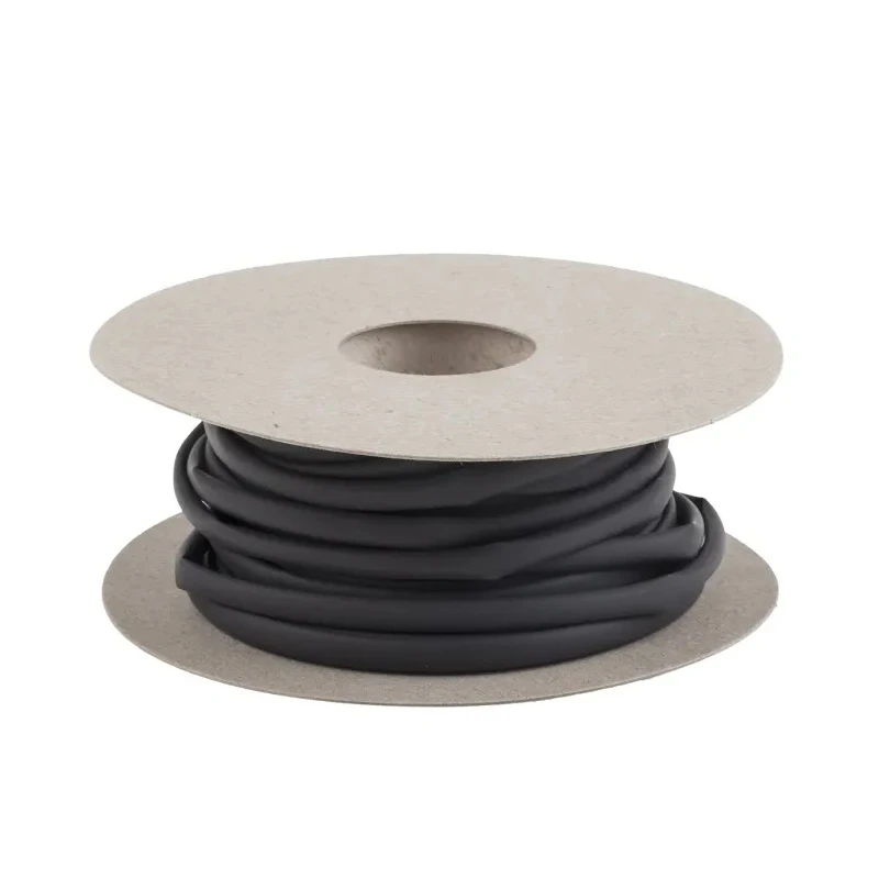 RS PRO Heat Shrink Tubing Black Polyolefin 4.8 mm Sleeve Diameter 20 m Length 2:1 Shrink Ratio 389-656