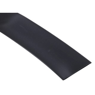 RS PRO Heat Shrink Tubing Black 25.4 mm Sleeve Dia. 3m Length Polyolefin 2:1 Shrink Ratio 389-707