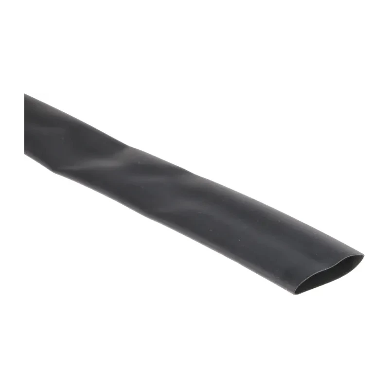 RS PRO Black Polyolefin Heat Shrink Tubing 12.7 mm Sleeve Diameter 10m Length 2:1 Ratio 389-684