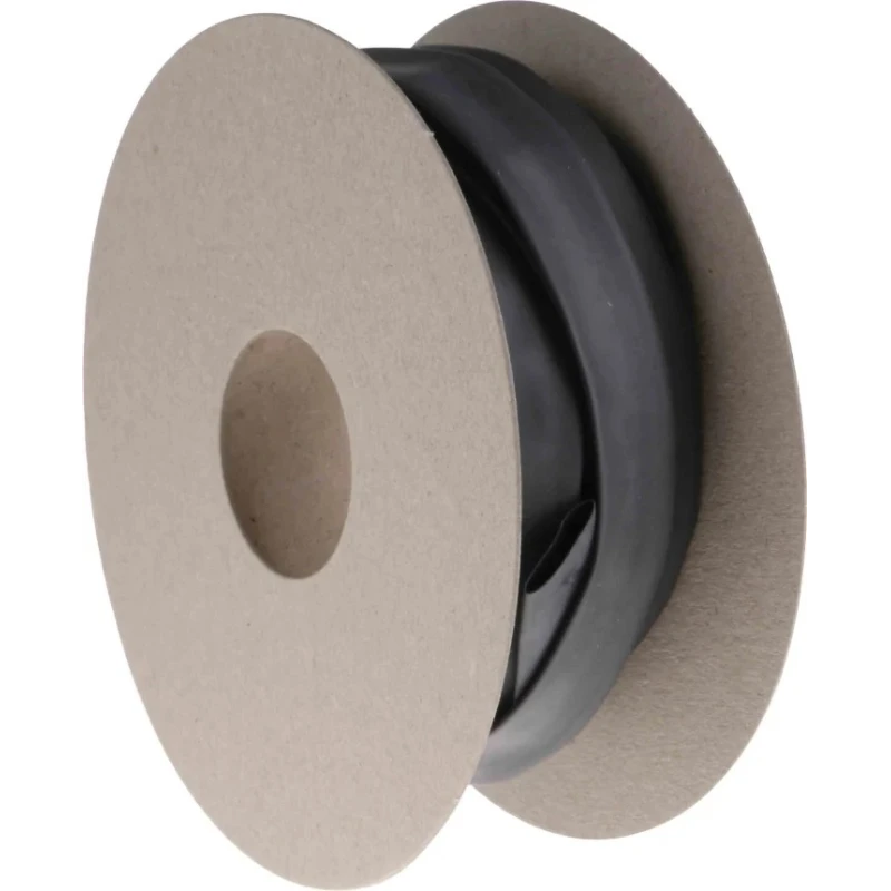 RS PRO Black Polyolefin Heat Shrink Tubing 12.7 mm Sleeve Diameter 10m Length 2:1 Ratio 389-684