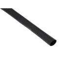 RS PRO Heat Shrink Tubing Black 6.4 mm Sleeve Diameter x 15m Length Polyolefin Material 2:1 Shrink Ratio Model 389-662