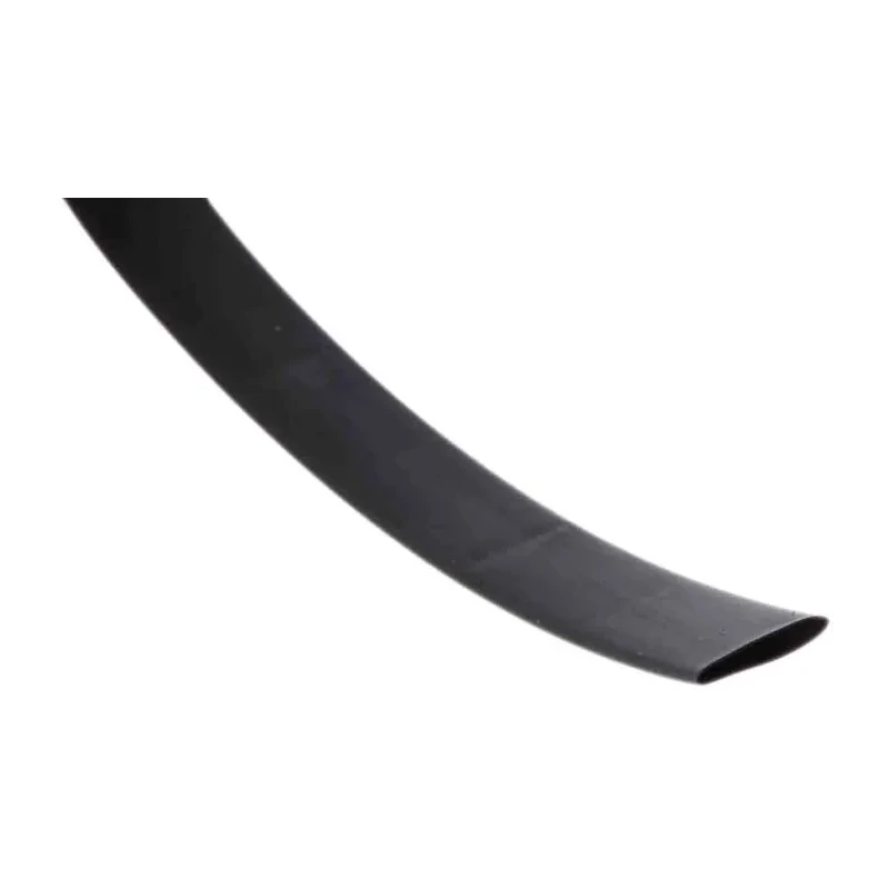 RS PRO Heat Shrink Tubing Black Polyolefin 9.5 mm Sleeve Diameter x 12 m Length 2:1 Ratio 389-678
