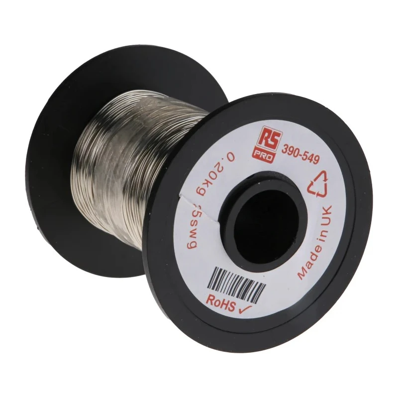 RS PRO Tinned Copper Wire 0.51 mm Outside Diameter 114 Meter Reel 390-549