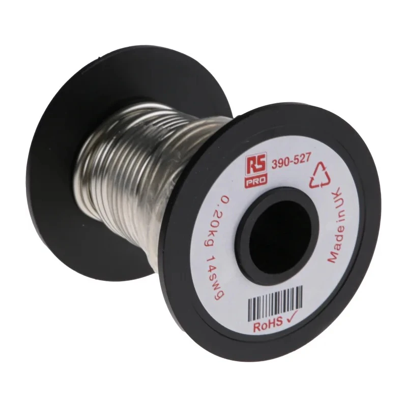 RS PRO 2.03 mm OD Tinned Copper Wire Single Strand 7.1 m Reel 390-527