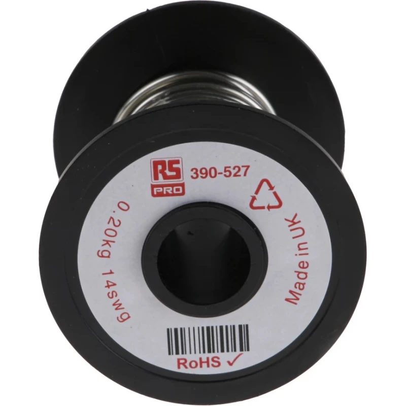 RS PRO 2.03 mm OD Tinned Copper Wire Single Strand 7.1 m Reel 390-527