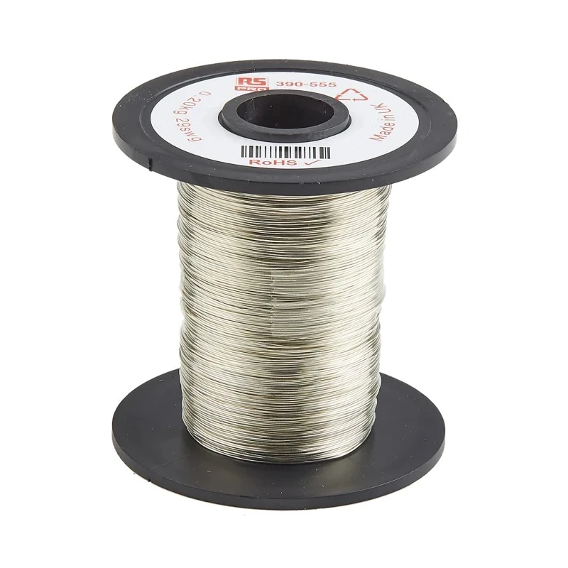 RS PRO 0.35 mm OD Tinned Copper Wire 234 m Reel 390-555