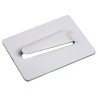 HellermannTyton White Electroplated Steel Cable Clip 16 mm Max. Bundle Diameter Self-Adhesive Fixing 54 mm x 38 mm 901-10519