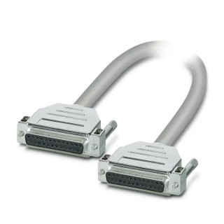 Phoenix Contact Female D-Sub 25-Pin to Female D-Sub Serial Cable, 3 m Halogen Free Sheath 1066664