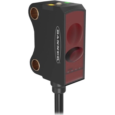 Banner Background Suppression Photoelectric Sensor Rectangular Style 2 mm to 15 mm Detection Range PNP Output IP67 VS8APFF15
