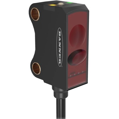 Banner Background Suppression Photoelectric Sensor Rectangular Style PNP Output IP67 2 mm to 30 mm Detection Range VS8APFF30